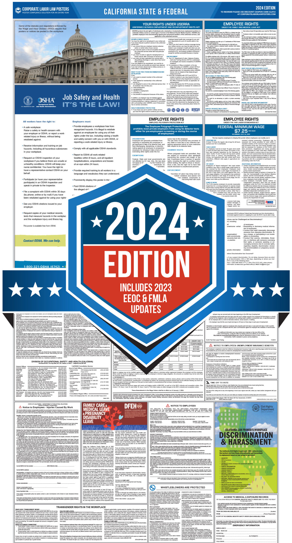 Ensure Compliance California Labor Law Poster Compliance 2024   CA 1200x2234 