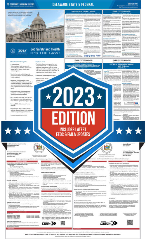 Delaware Labor Law Poster 2025