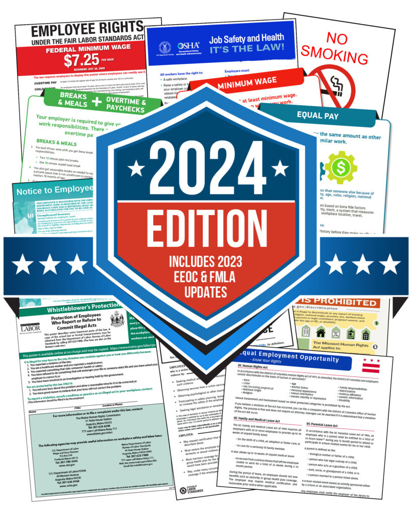 2024 Indiana Labor Law Poster Digital Corporate Labor Law Posters