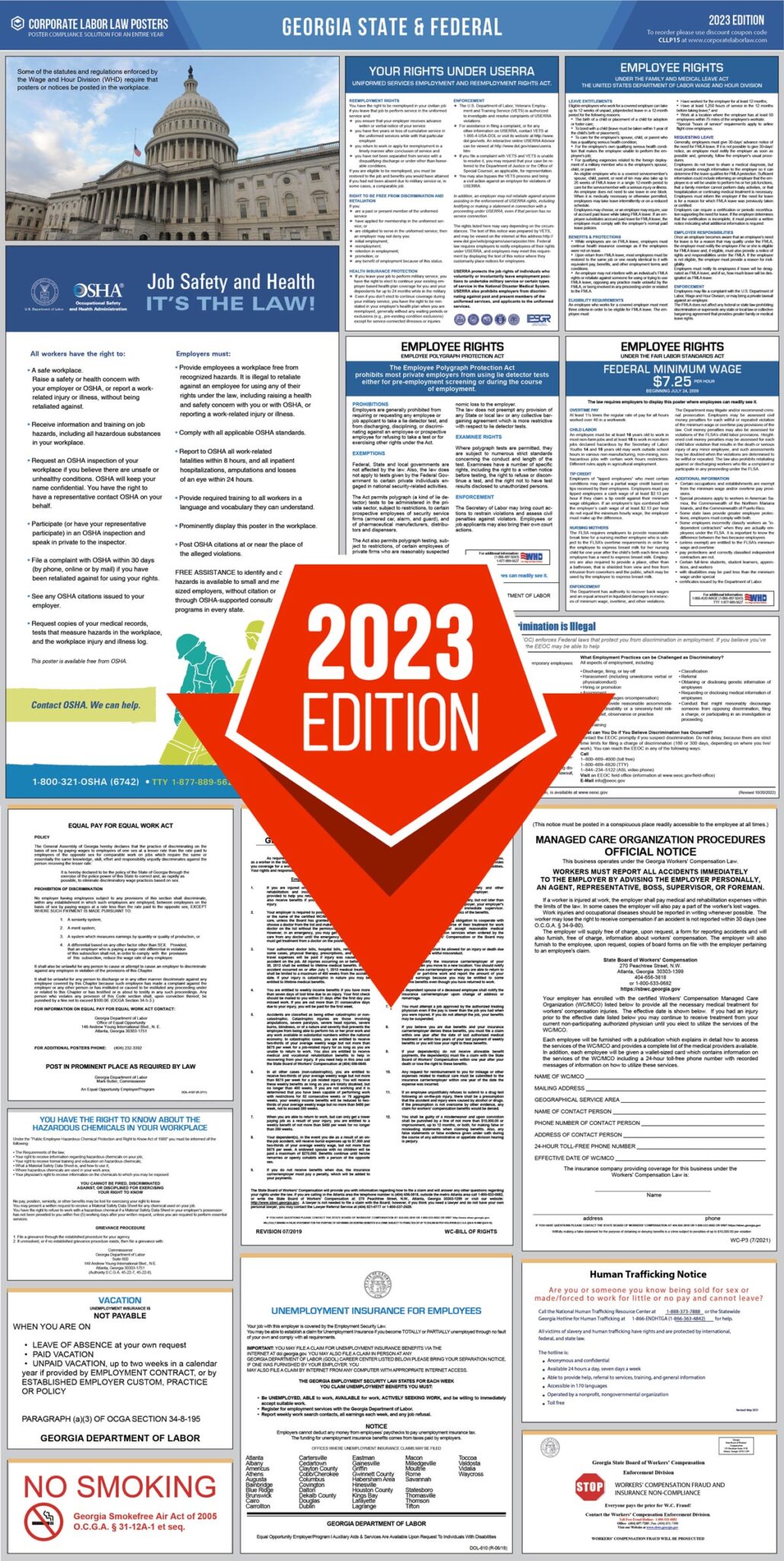 2023 Labor Law Poster Digital Corporate Labor Law Posters